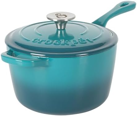 Crock-Pot Artisan 3 qt rondel emaliowany teal ombre