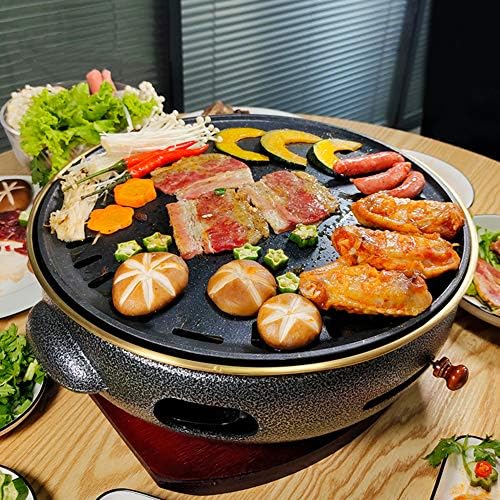 Żeliwny piec do grilla na węgiel, 34 cm