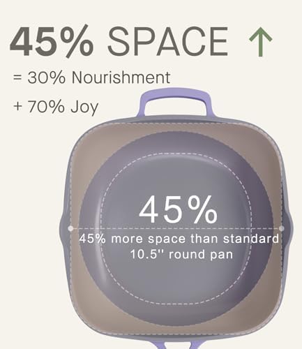 Głęboka patelnia ceramiczna 10,5″ z pokrywką